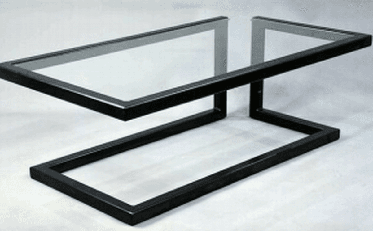 Glass Frame Coffee Table